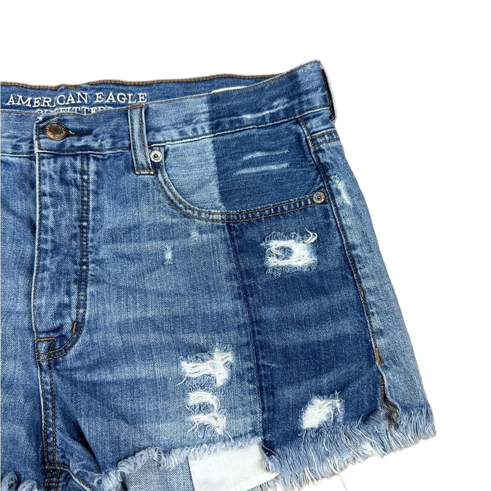AMERICAN EAGLE OUTFITTERS: Vintage Hi-Rise Festival Denim Shorts- Size 12 - Picture 11 of 14